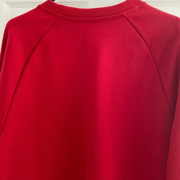 Nike Sportswear Graphic Fleece Crew Red - Picture 6 of 7